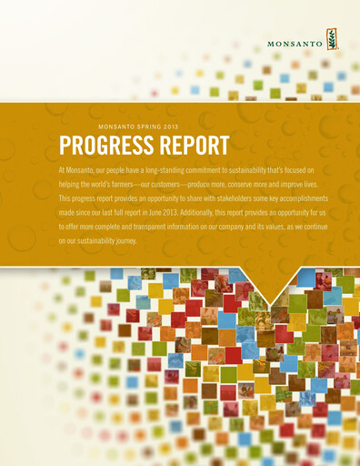 Thumbnail Monsanto Sustainability Report 2013-h1