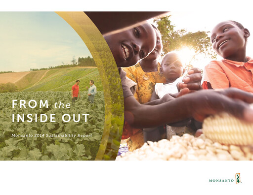 Thumbnail Monsanto Sustainability Report 2014