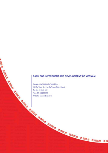 Thumbnail BIDV  (Commercial Bank for Investment and Development of Vietnam) Annual Report 2007