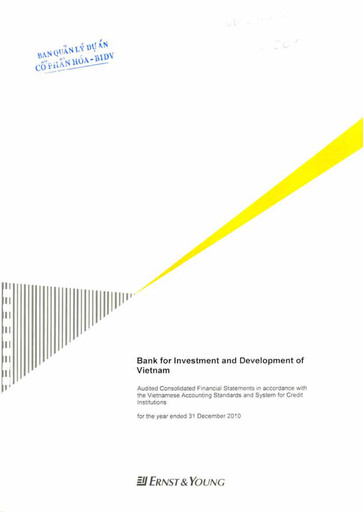Vorschaubild BIDV  (Commercial Bank for Investment and Development of Vietnam) Finanzmitteilung 2010