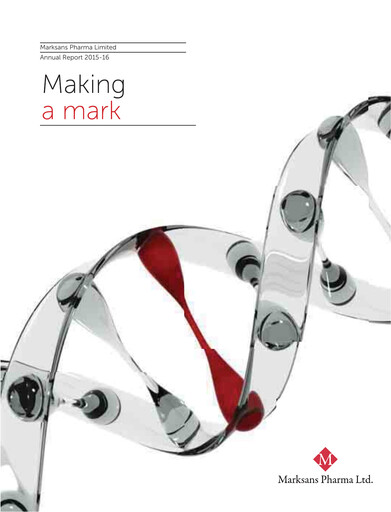 Miniature Marksans Pharma
 Rapport annuel 2015-2016