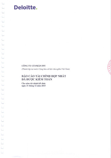 Thumbnail FPT Corporation Financial Statement 2015