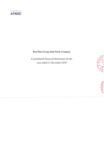 Thumbnail Hoa Phat Group Financial Statement 2019
