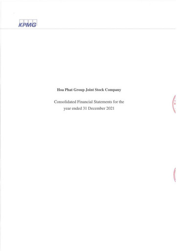 Thumbnail Hoa Phat Group Financial Statement 2021