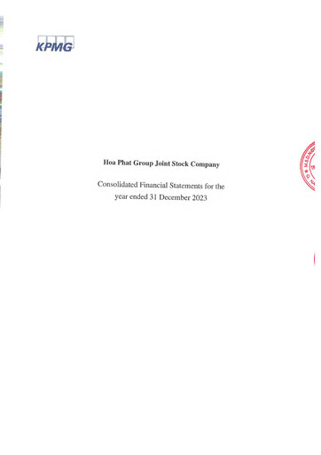 Thumbnail Hoa Phat Group Financial Statement 2023