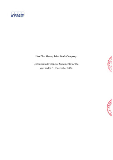 Thumbnail Hoa Phat Group Financial Statement 2024