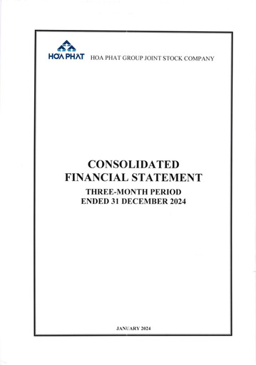 Vorschaubild Hoa Phat Group Finanzmitteilung 2024-q4
