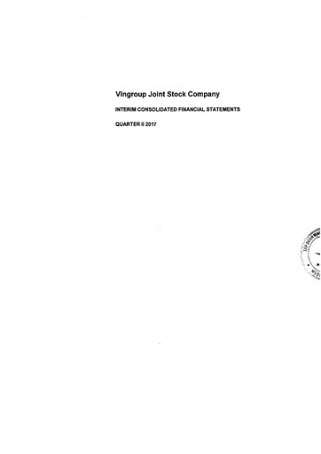Thumbnail Vingroup Company Quarterly Report 2017-q2