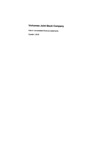 Thumbnail Vinhomes Quarterly Report 2019-q1