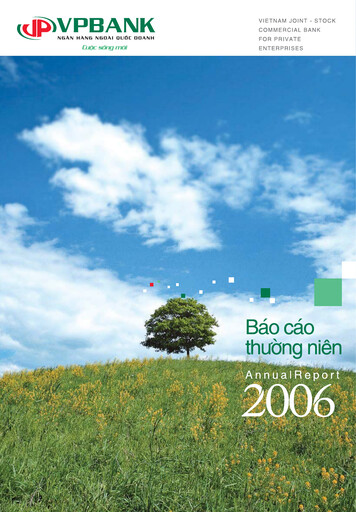 Thumbnail VPBank (Vietnam Prosperity Joint Stock Commercial Bank) Annual Report 2006