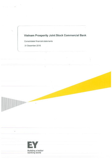 Miniature VPBank (Vietnam Prosperity Joint Stock Commercial Bank) Bilan financier 2016