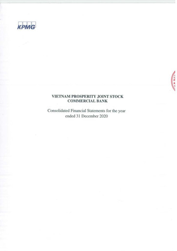 Miniature VPBank (Vietnam Prosperity Joint Stock Commercial Bank) Bilan financier 2020