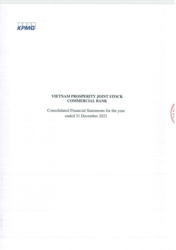 Miniature VPBank (Vietnam Prosperity Joint Stock Commercial Bank) Bilan financier 2021