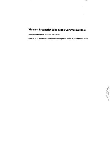 Thumbnail VPBank (Vietnam Prosperity Joint Stock Commercial Bank) Quarterly Report 2019-q3