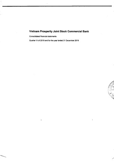 Thumbnail VPBank (Vietnam Prosperity Joint Stock Commercial Bank) Quarterly Report 2019-q4