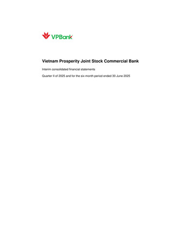 Thumbnail VPBank (Vietnam Prosperity Joint Stock Commercial Bank) Quarterly Report 2025-q2