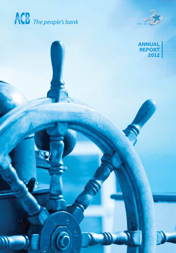 Thumbnail Asia Commercial Joint Stock Bank Annual Report 2012