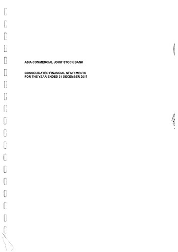 Thumbnail Asia Commercial Joint Stock Bank Financial Statement 2017