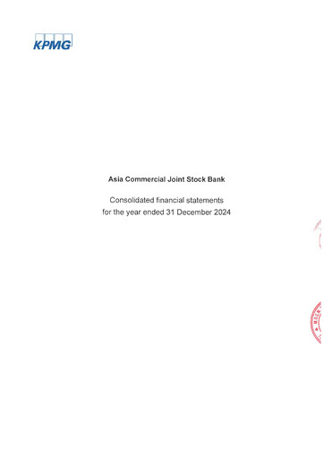 Thumbnail Asia Commercial Joint Stock Bank Financial Statement 2024
