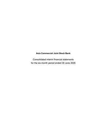 Thumbnail Asia Commercial Joint Stock Bank Half-year Report 2026-h1