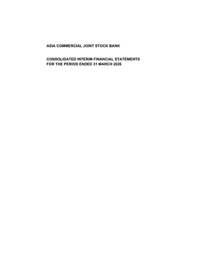 Thumbnail Asia Commercial Joint Stock Bank Quarterly Report 2026-q1