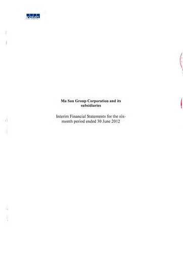 Thumbnail Masan Group Half-year Report 2012-h1