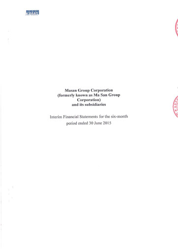 Thumbnail Masan Group Half-year Report 2015-h1