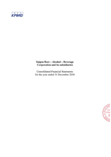 Thumbnail Sabeco Brewery (Saigon Beer) Financial Statement 2018