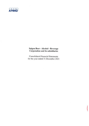 Thumbnail Sabeco Brewery (Saigon Beer) Financial Statement 2021
