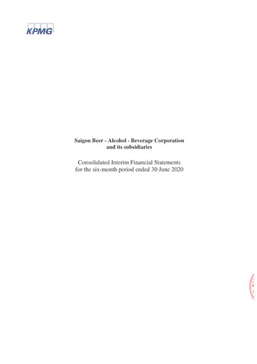 Thumbnail Sabeco Brewery (Saigon Beer) Half-year Report 2020-h1