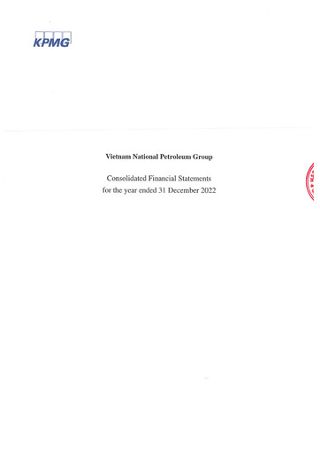 Thumbnail Vietnam National Petroleum Group Financial Statement 2022