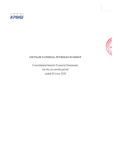Miniature Vietnam National Petroleum Group Rapport semestriel 2025-h1