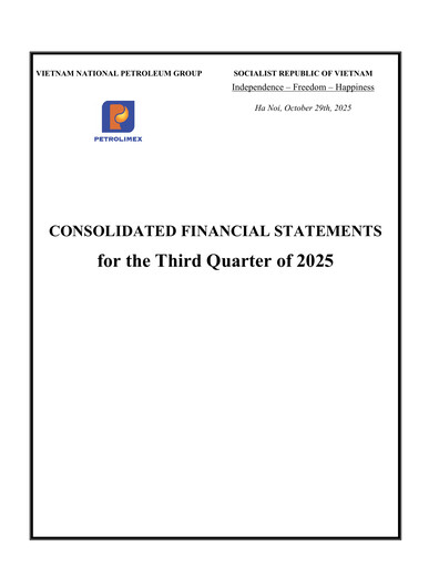 Vorschaubild Vietnam National Petroleum Group Quartalsbericht 2025-q3