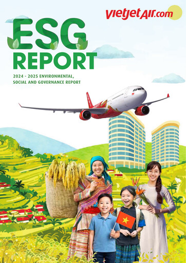 Thumbnail VietJet Aviation ESG Report 2024-2025