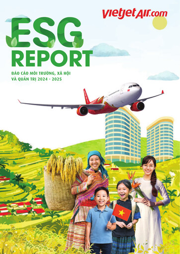 Thumbnail VietJet Aviation ESG Report 2024-2025