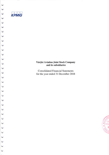 Thumbnail VietJet Aviation Financial Statement 2018
