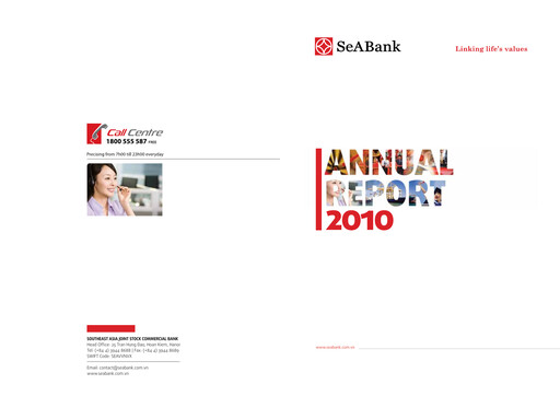 Thumbnail SeABank (Southeast Asia Commercial Joint Stock Bank) Annual Report 2010