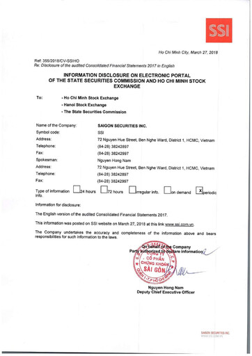 Thumbnail SSI Securities Corporation Financial Statement 2017