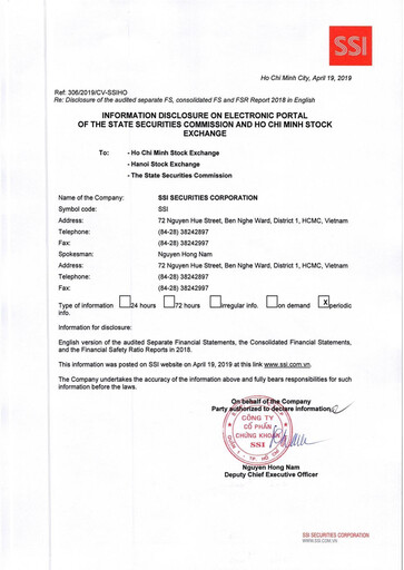 Thumbnail SSI Securities Corporation Financial Statement 2018