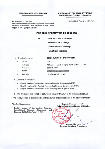 Thumbnail SSI Securities Corporation Financial Statement 2023