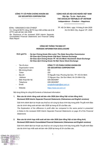 Thumbnail SSI Securities Corporation Half-year Report 2026-h1