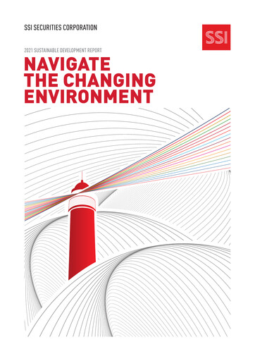 Thumbnail SSI Securities Corporation Sustainability Report 2021