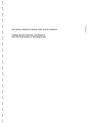 Thumbnail Duc Giang Chemicals Group Financial Statement 2021