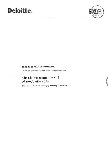 Thumbnail Vincom Retail Joint Stock Company Financial Statement 2024