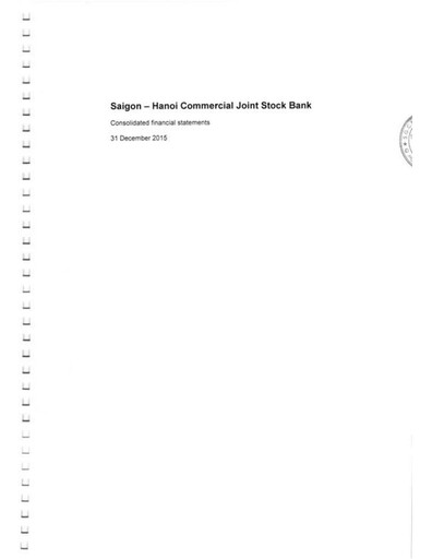 Thumbnail SHB (Saigon - Hanoi Commercial Joint Stock Bank) Financial Statement 2015
