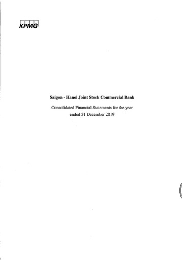 Thumbnail SHB (Saigon - Hanoi Commercial Joint Stock Bank) Financial Statement 2019