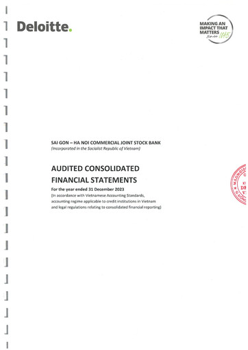Thumbnail SHB (Saigon - Hanoi Commercial Joint Stock Bank) Financial Statement 2023