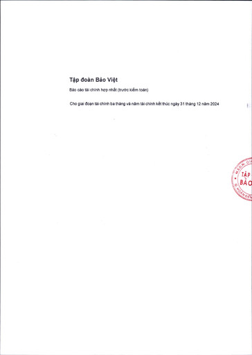Thumbnail Bao Viet Holdings Financial Statement 2024