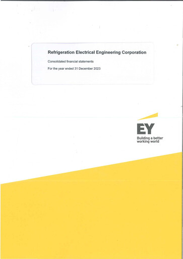 Thumbnail REE (Refrigeration Electrical Engineering Corporation) Financial Statement 2023