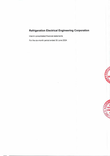 Vorschaubild REE (Refrigeration Electrical Engineering Corporation) Halbjahresbericht 2024-h1
